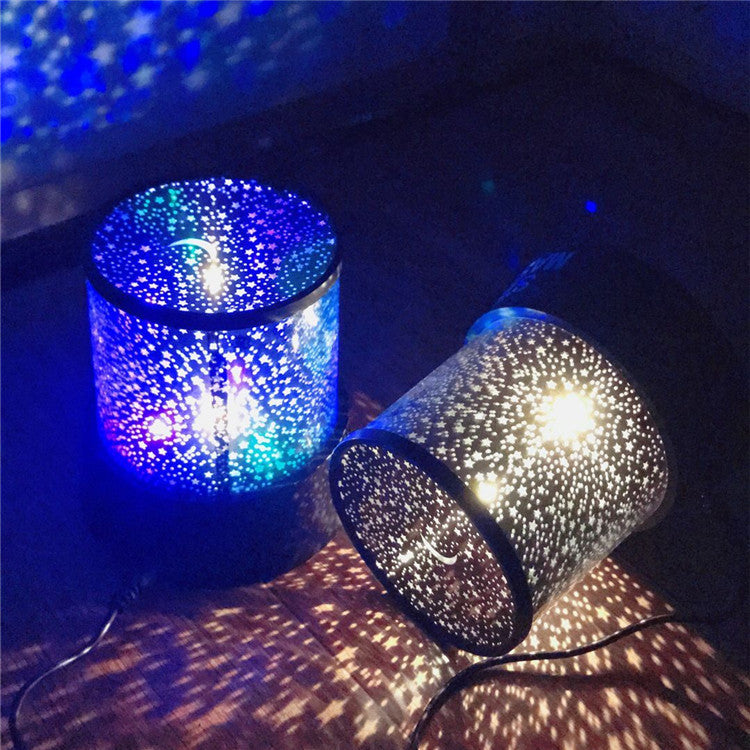Lampe Projecteur Étoiles LED Galaxy – Veilleuse Multicolore Relaxante