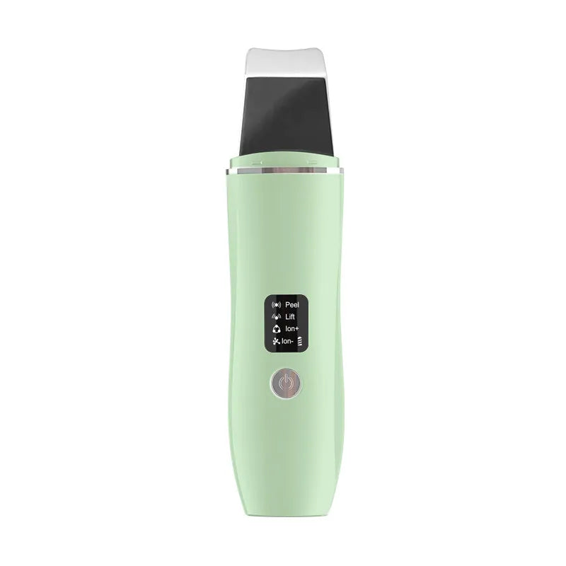 Ultrasonic Skin Scrubber Deep Face Cleaning Acne Blackhead Remover Facial Spatula Peeling Shovel EMS Skin Lifting Machine