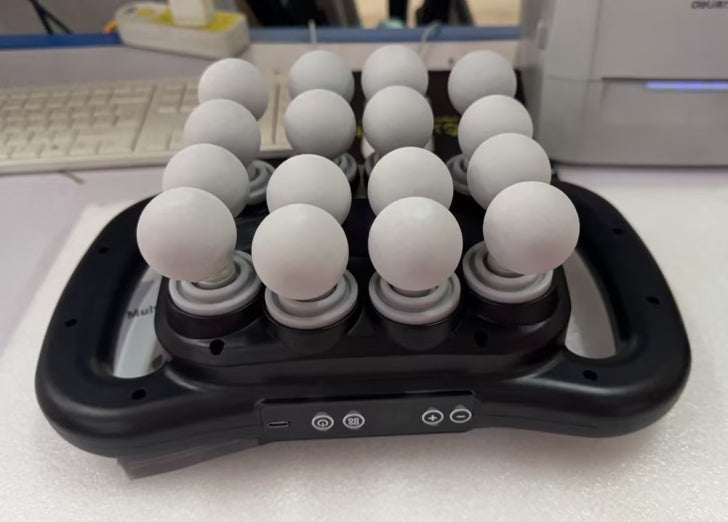 Deep Tissue Massage Gun 16 Heads – Electric Muscle Massager for Full Body Recovery