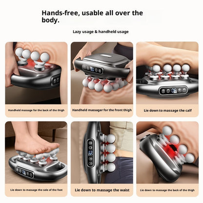 Deep Tissue Massage Gun 16 Heads – Electric Muscle Massager for Full Body Recovery