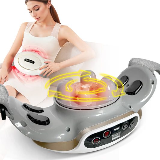 Masseur Abdominal Chauffant Sans Fil 360° – Anti-Douleur & Relaxation Profonde
