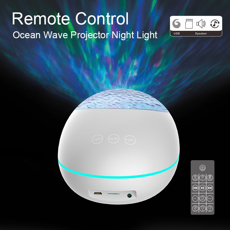 Veilleuse Projecteur Galaxie 8 Couleurs – Ambiance Zen avec Haut-Parleur