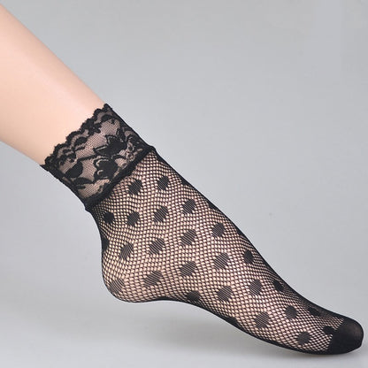 Sexy Fishnet Ankle Socks – Ultra Thin Breathable Summer Mesh Socks for Women