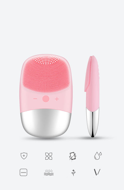 SilkGlow™ Sonic Silicone Face Cleansing Brush IPX7