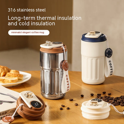 Thermos Digital LED 450ml – Bouteille Isotherme Intelligente