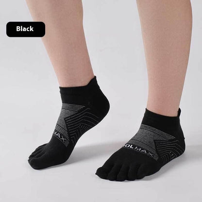 CoolMax Marathon Running Toe Socks – Homme – Anti-Transpiration & Séchage Rapide