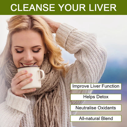 Organic Liver Detox Tea with Dandelion Root Liver Cleanse Detox Support Healthy Liver Function Alcohol Support Herbal Tea