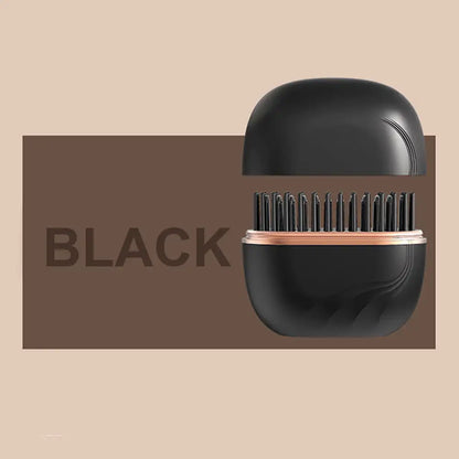 Hair straightening comb wireless charging  straightener  care styling comb home long  styling fluffy