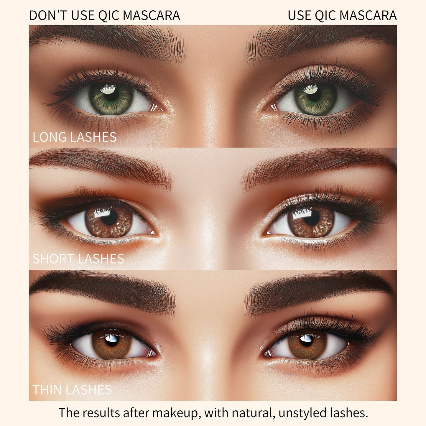 Mascara Waterproof Noir – Volume, Allongement & Courbure Intense Anti-bavure 6ml