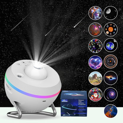 Projecteur Galaxy 13-en-1 Ultra HD – Lampe Planétarium Rotative Immersive | Expérience Cosmos 360°
