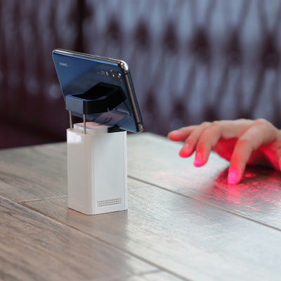 Clavier Laser Virtuel Bluetooth Sans Fil – Projecteur de Clavier Tactile pour Smartphone, PC, Tablette & Laptop avec Fonction Souris Multi-Gestes