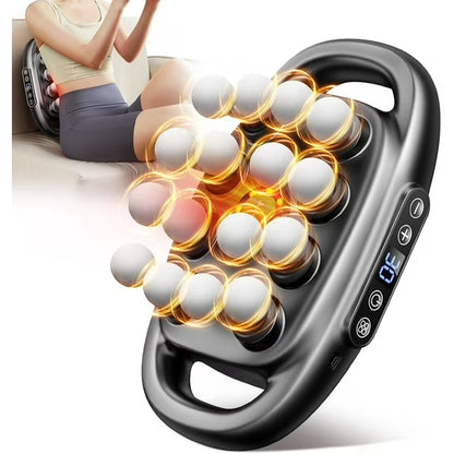 Deep Tissue Massage Gun 16 Heads – Electric Muscle Massager for Full Body Recovery
