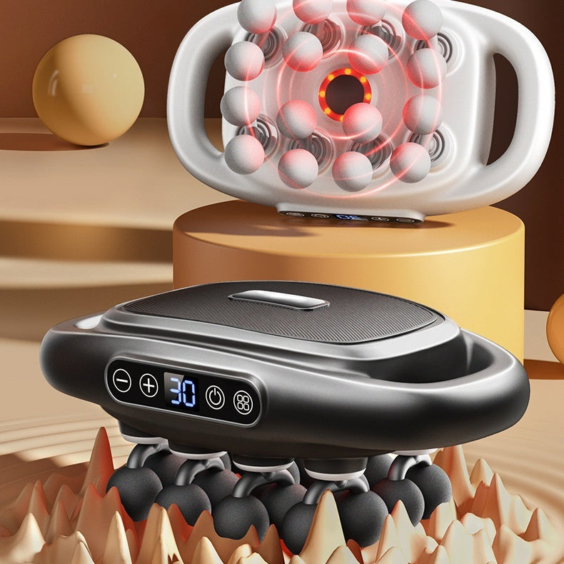 Deep Tissue Massage Gun 16 Heads – Electric Muscle Massager for Full Body Recovery