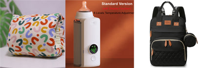 Chauffe-Biberon Portable USB Sans Fil 42°C – Sac Chauffant Isotherme Universel pour Bébé (Rechargeable).