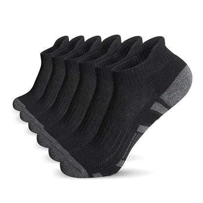Men’s Sweat-Wicking Low Cut Socks – Lightweight Breathable Athletic Socks (5 Pairs)