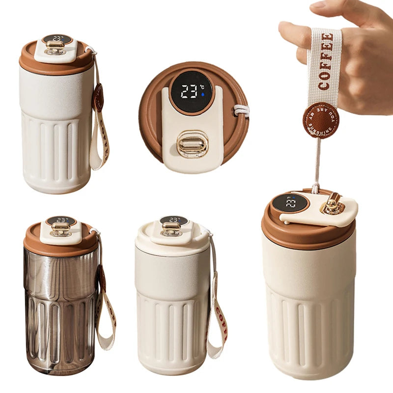Thermos Digital LED 450ml – Bouteille Isotherme Intelligente