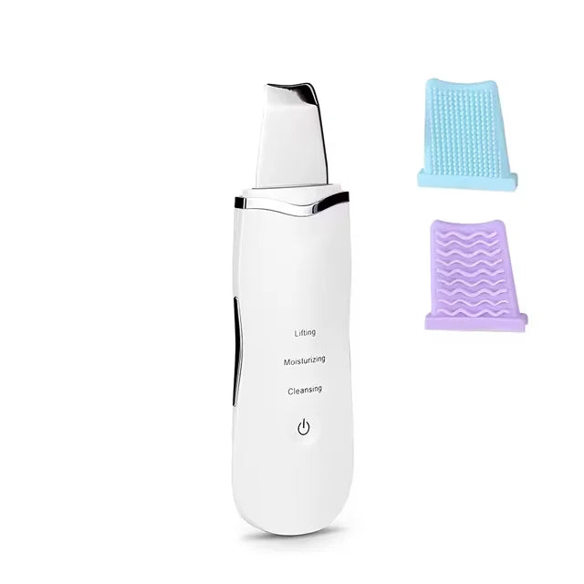 Electric Skin Scrubber Peeling Blackhead Remover Deep Face Cleaning Lifting Ion Acne Pore Cleaner Facial Spatula Shovel Cleanser