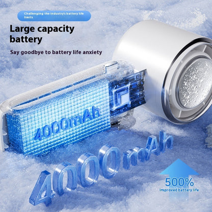 Ventilateur Portable Refroidissant Ice Pack – Mini Ventilateur Pliable USB à Vitesse Réglable (Cou & Main)