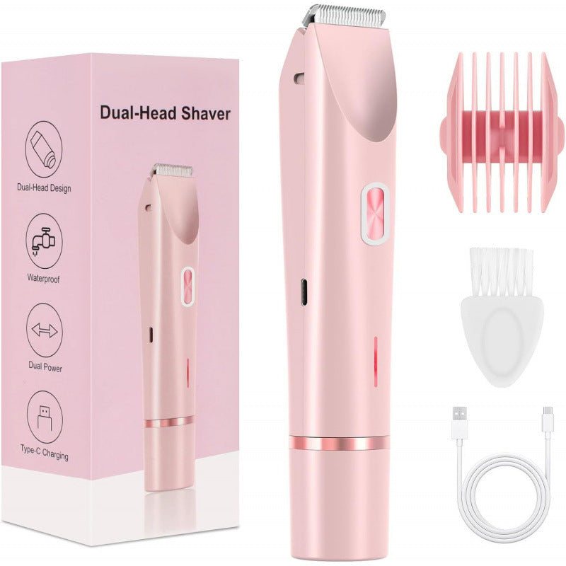 SilkTrim Pro 2-en-1 – Tondeuse Électrique Femme Intime & Corps Ultra Douce Étanche