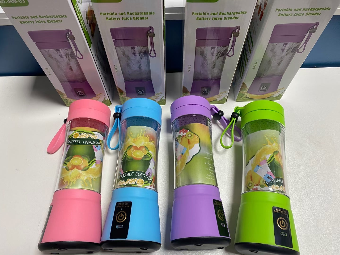 BlendGo™ – Blender Portable USB Rechargeable 6 Lames pour Smoothies Frais Partout