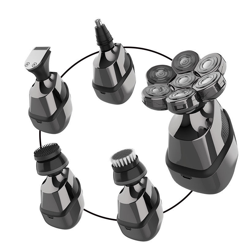 Rasoir Électrique 5-en-1 Étanche 4D USB – Multifonction Homme