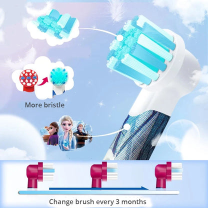Oral B Kid Toothbrush Heads Replacement Children Tooth Brush Refill Heads EB10 Soft Bristle For Oral B Kid Electric Toothbrush