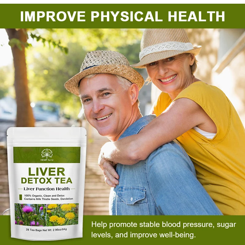 Organic Liver Detox Tea with Dandelion Root Liver Cleanse Detox Support Healthy Liver Function Alcohol Support Herbal Tea