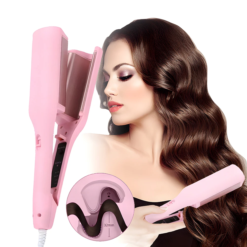 Fer à Boucler Ondulations Profondes 32mm – Effet Wavy Pro en 15s