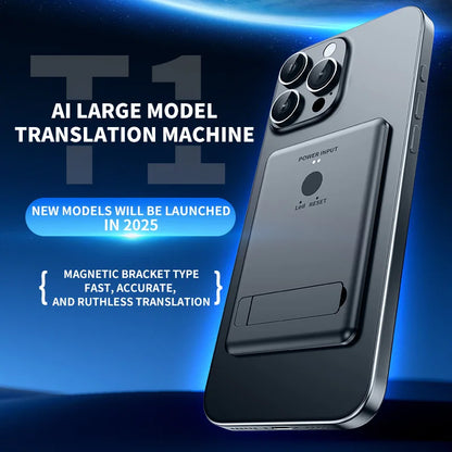 140+ Language Device Ai Two Way Real Time Voice Instant Translator Magnetic Stand Design For Travel