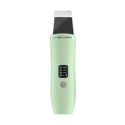 Ultrasonic Skin Scrubber Deep Face Cleaning Acne Blackhead Remover Facial Spatula Peeling Shovel EMS Skin Lifting Machine