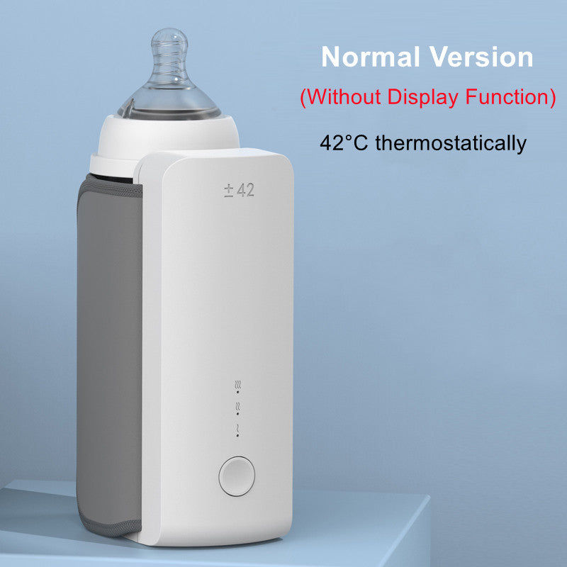 Chauffe-Biberon Portable USB Sans Fil 42°C – Sac Chauffant Isotherme Universel pour Bébé (Rechargeable).