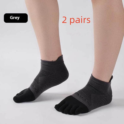 CoolMax Marathon Running Toe Socks – Homme – Anti-Transpiration & Séchage Rapide