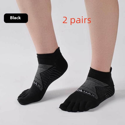 CoolMax Marathon Running Toe Socks – Homme – Anti-Transpiration & Séchage Rapide