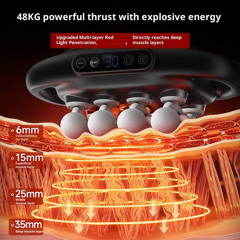 Deep Tissue Massage Gun 16 Heads – Electric Muscle Massager for Full Body Recovery