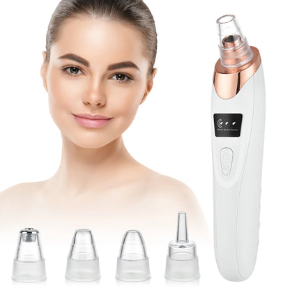 Electric Facial Skin Care Pore Removal Cleanser Vacuum Acne Removal For Deep Facial Pores 5 Suction Power Blackhead Remover Pore