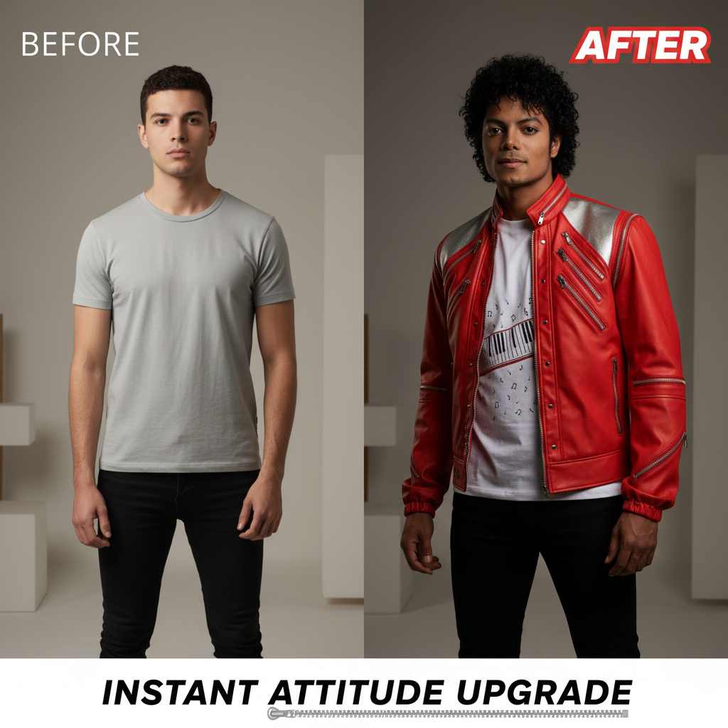 Punk Red Michael Jacket