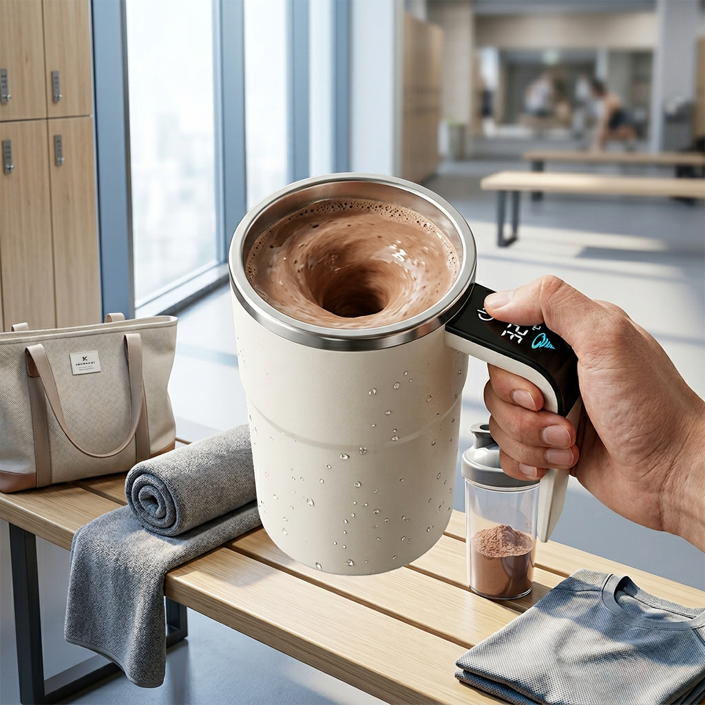 Self Stirring LCD Coffee Mug