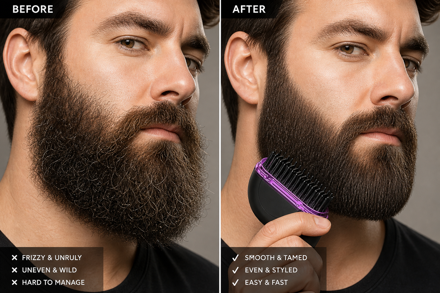 Mini Beard Straightener