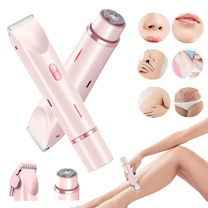 SilkTrim Pro 2-en-1 – Tondeuse Électrique Femme Intime & Corps Ultra Douce Étanche