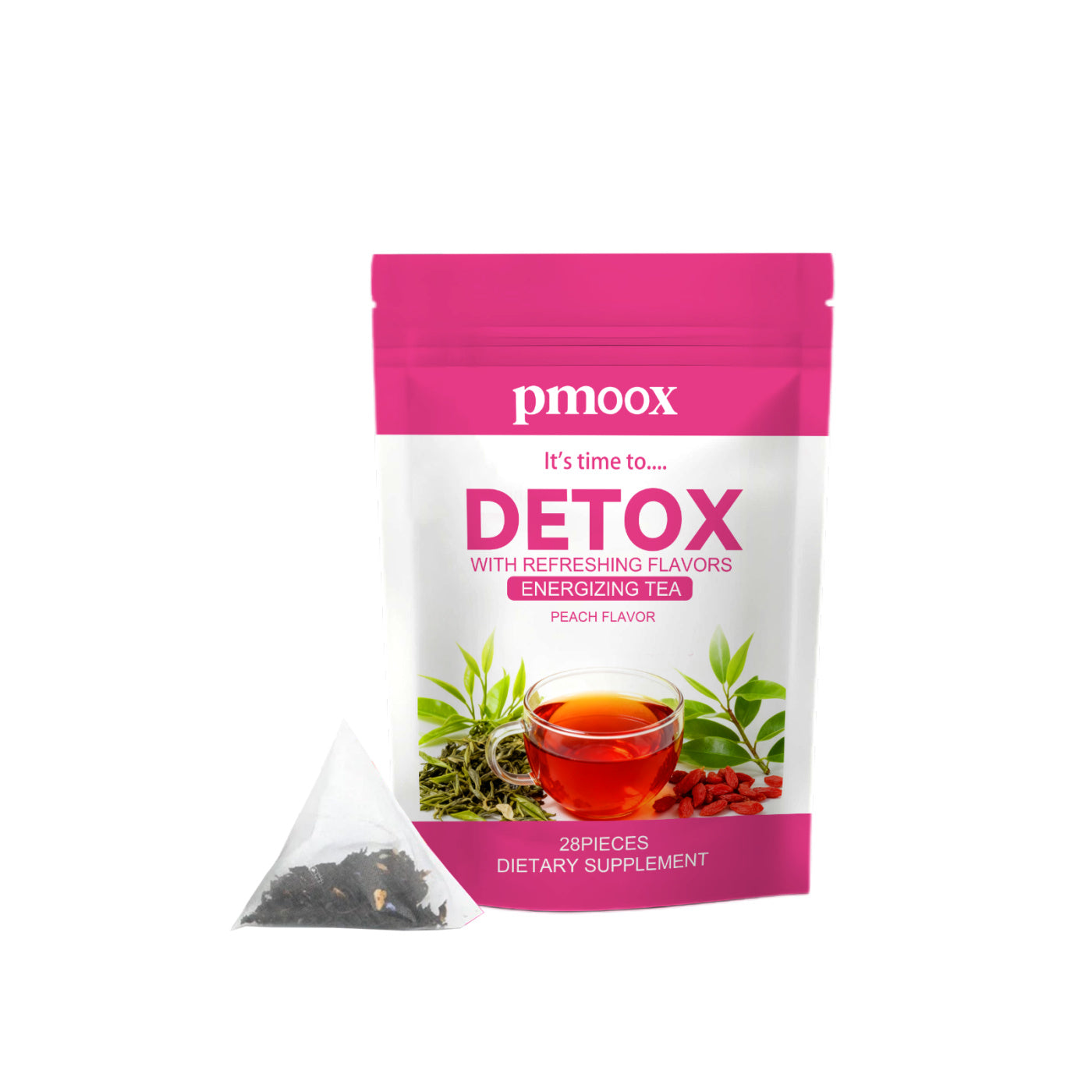 Slim Peach Oolong Detox Tea – Shape Management Herbal Tea (15 Bags)