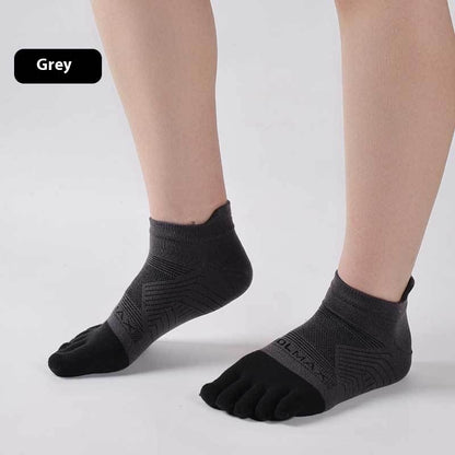 CoolMax Marathon Running Toe Socks – Homme – Anti-Transpiration & Séchage Rapide