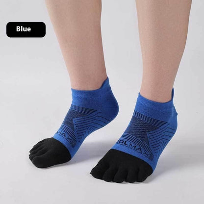 CoolMax Marathon Running Toe Socks – Homme – Anti-Transpiration & Séchage Rapide