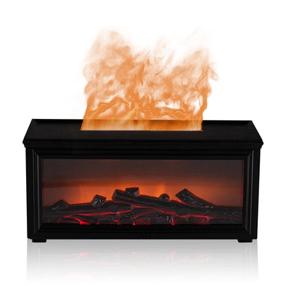 Good Quality Marble Fireplace Humidifier Mist Maker Fireplace Flame Humidifier Fireplace Aromatherapy Diffuser for Living Room