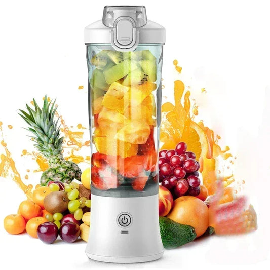 Blender Portable 600ML Rechargeable USB – Mini Mixeur Smoothie 4000mAh