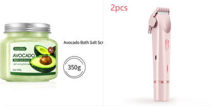 SilkTrim Pro 2-en-1 – Tondeuse Électrique Femme Intime & Corps Ultra Douce Étanche
