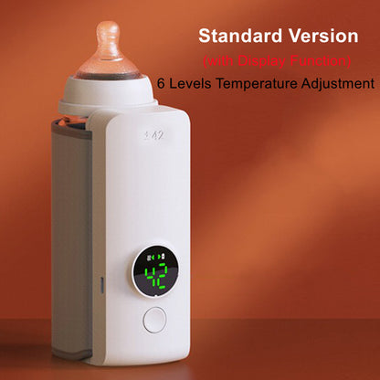 Chauffe-Biberon Portable USB Sans Fil 42°C – Sac Chauffant Isotherme Universel pour Bébé (Rechargeable).