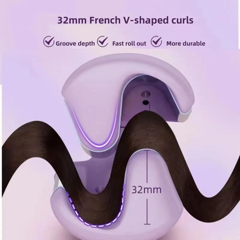 Fer à Boucler Ondulations Profondes 32mm – Effet Wavy Pro en 15s