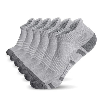 Men’s Sweat-Wicking Low Cut Socks – Lightweight Breathable Athletic Socks (5 Pairs)